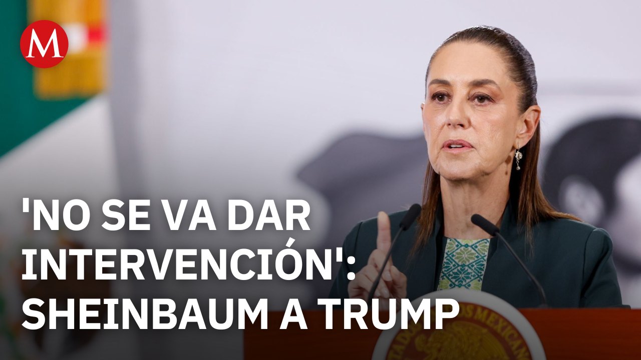 "Nunca aceptaríamos una intervención extranjera”: Sheinbaum responde a Trump
