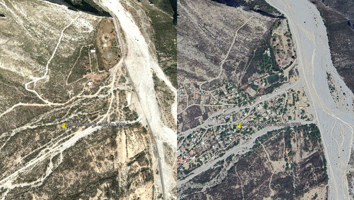 Desde 2009 el área pasó a estar prácticamente deshabitada, a tener, ya en pleno 2025, múltiples construcciones y divisiones de asentamientos. Especial