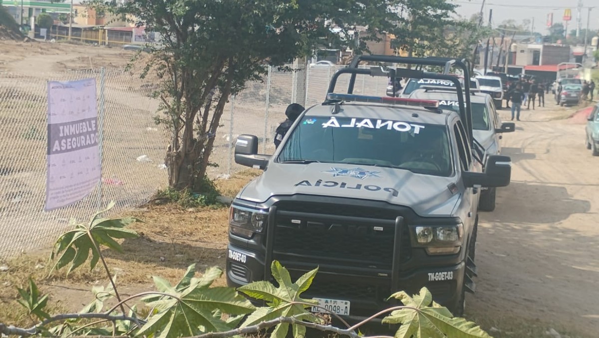 Aseguran predio comercial en Tonalá Jalisco tras toma a la fuerza (Fátima Briceño)