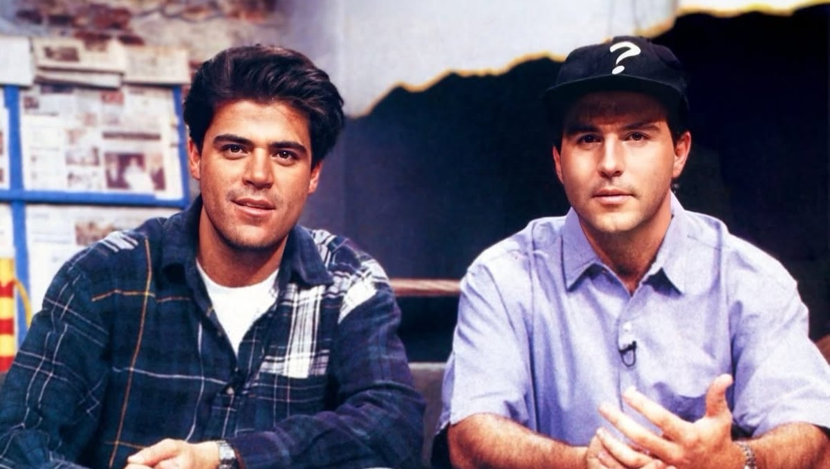 Conductores de El Calabozo en los 90 durante una emisión del programa. | FOTO: Especial