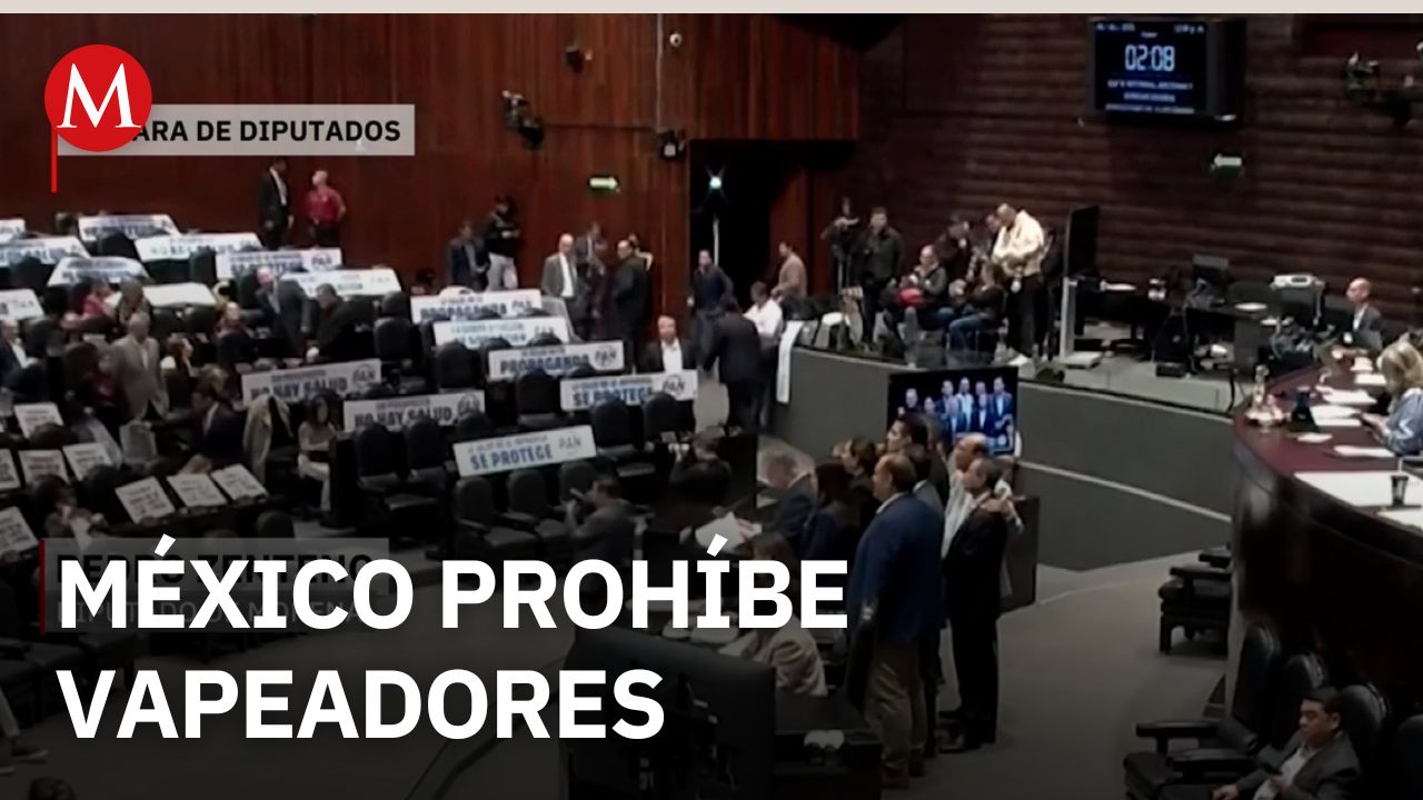 Diputados aprueban ley que prohíbe venta y consumo de vapeadores en México