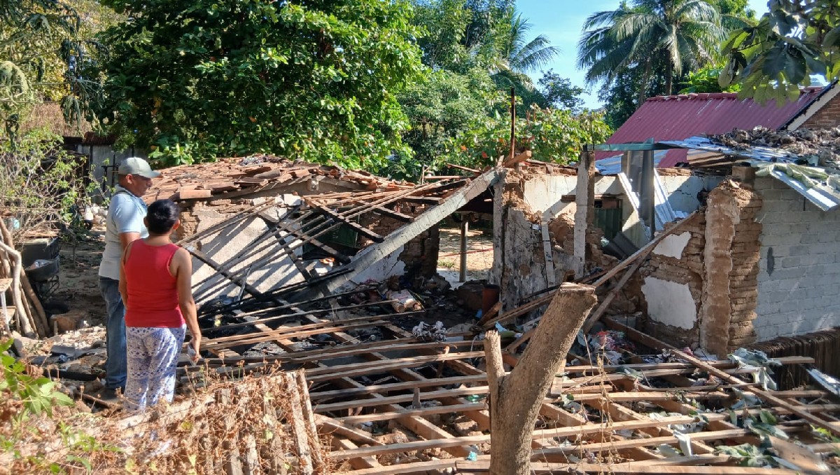 El predio afectado colapsó en un 90 por ciento. | Especial