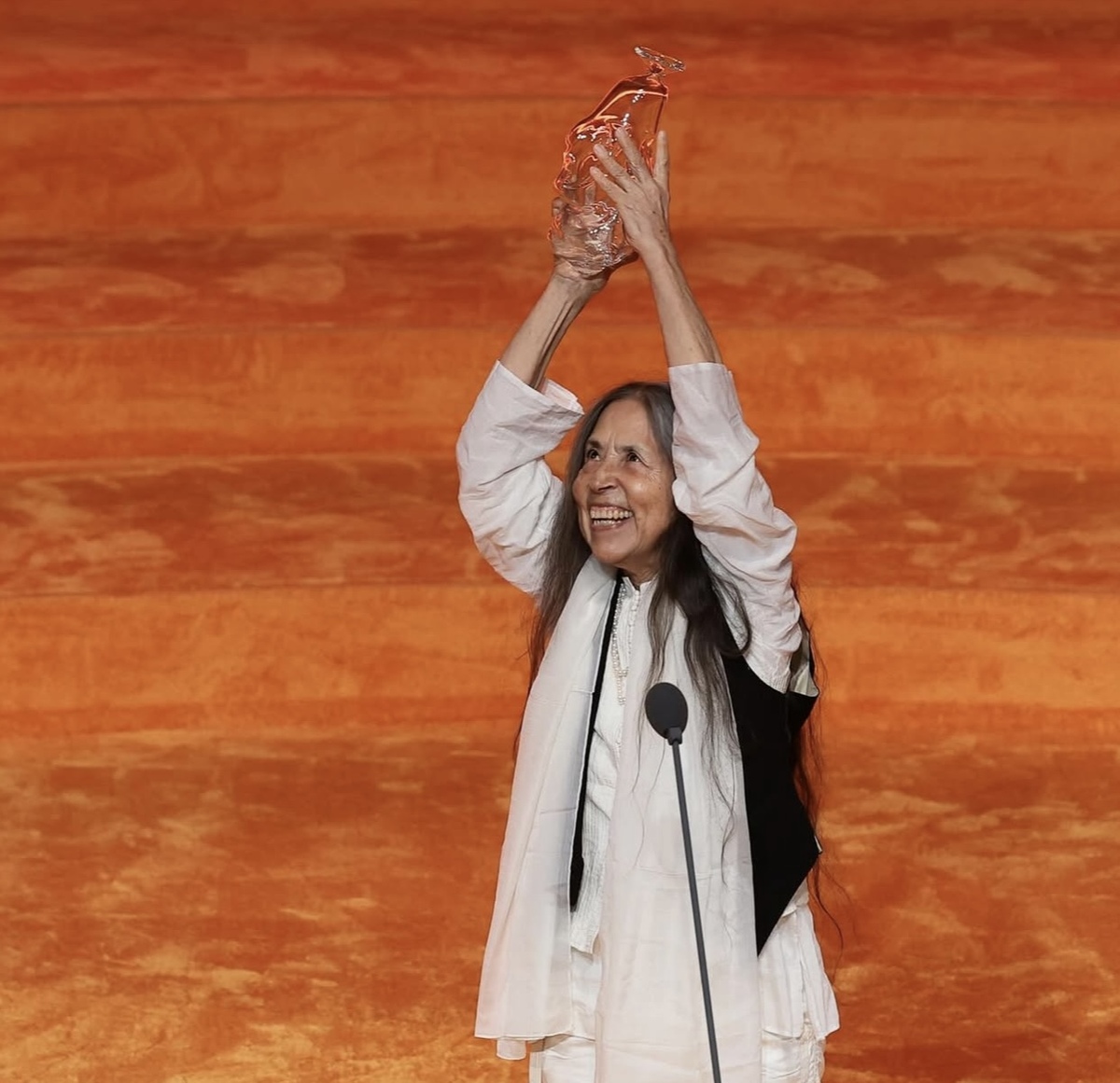 Fue galardonada con la medalla de oro en la categoría “Artista Ícono”. (Foto: Especial)