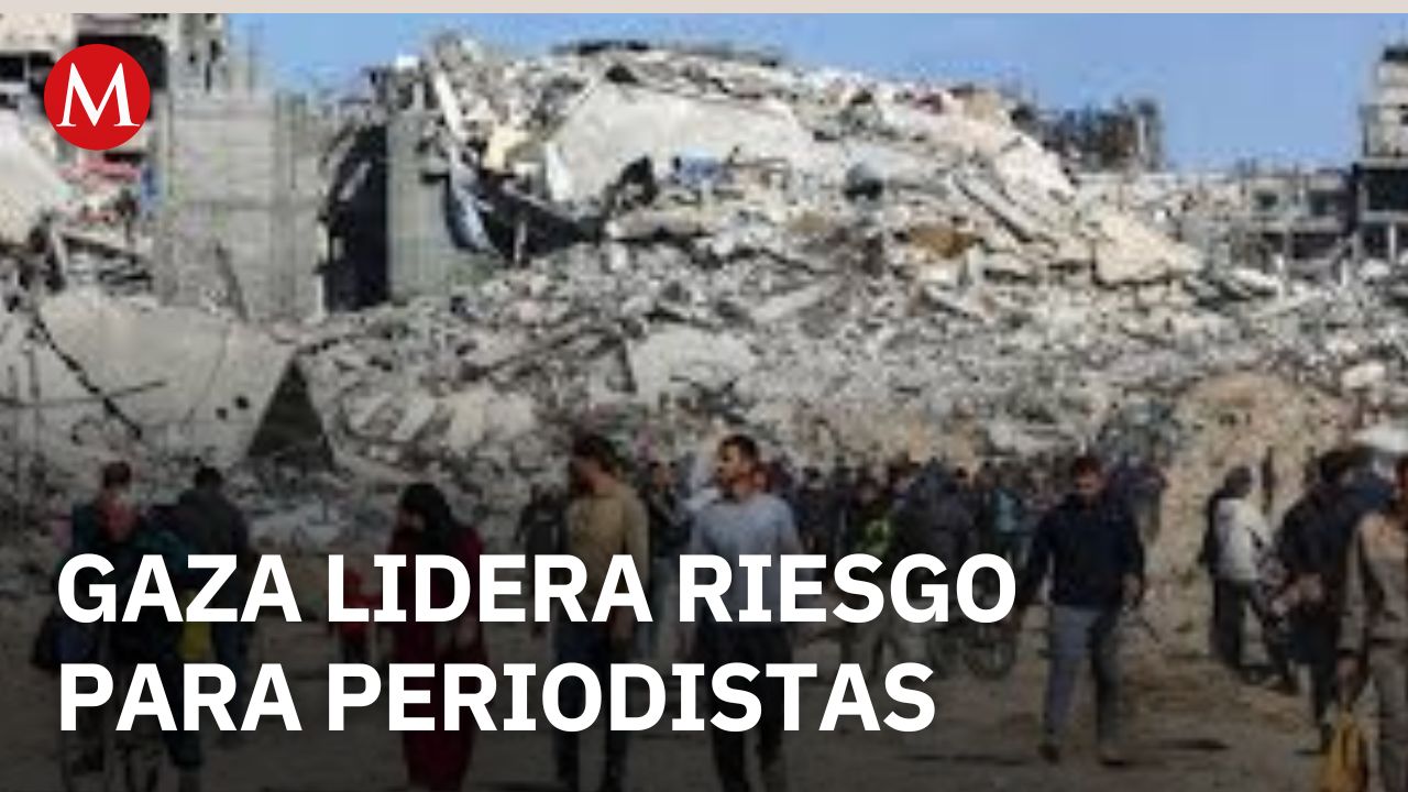 Gaza encabeza la lista mundial como el sitio más peligroso para periodistas en 2024