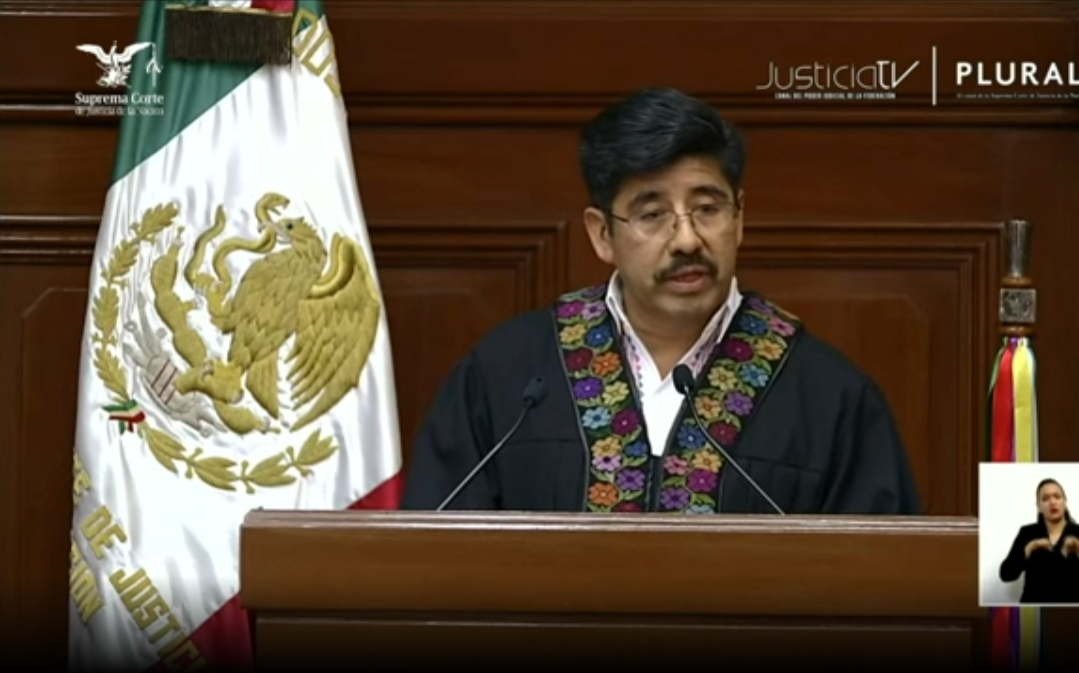 Hugo Aguilar Ortiz presenta su primer informe anual al frente de la SCJN