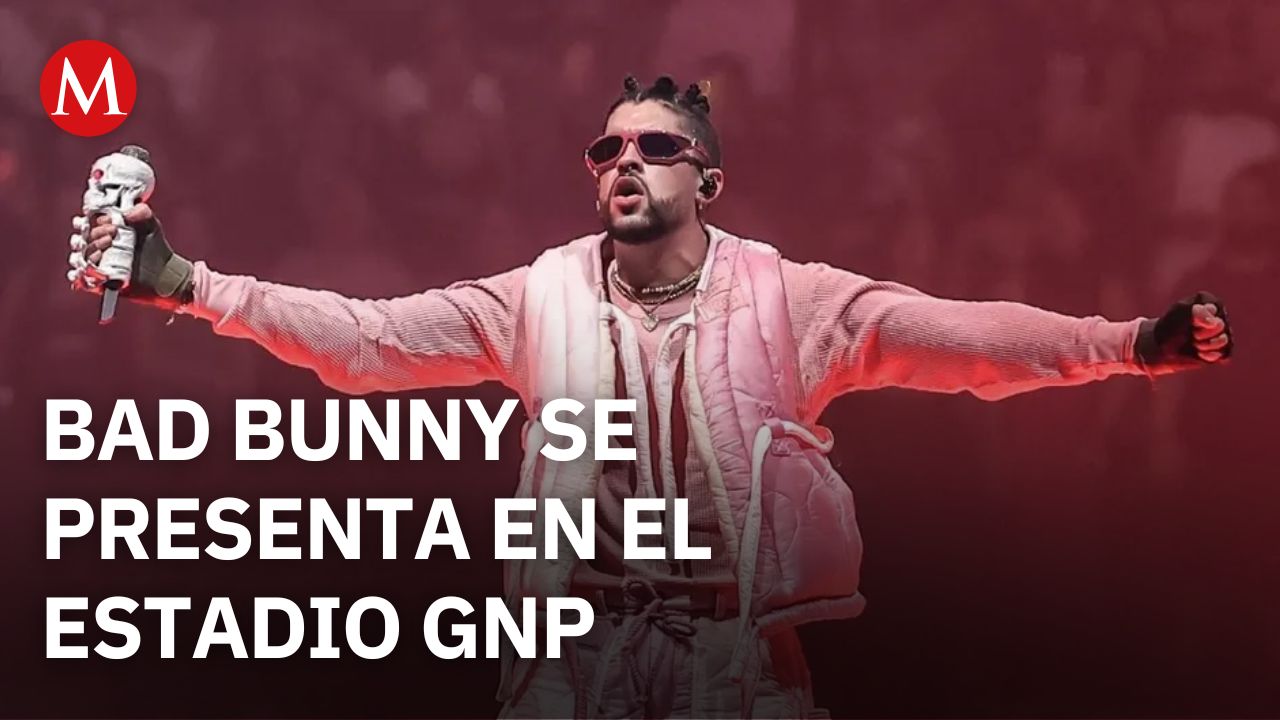 Da inicio el primer concierto del artista Bad Bunny en el Estadio GNP, CdMx