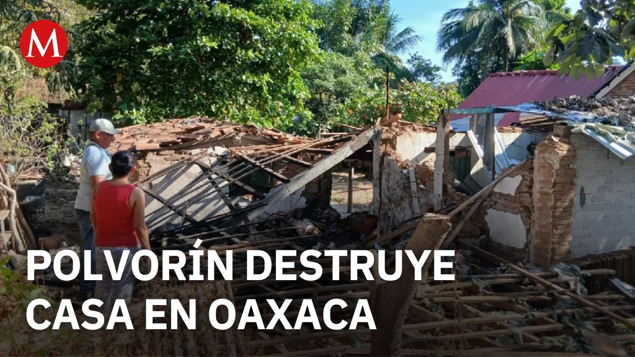 La explosión de un polvorín destruye casi en su totalidad una vivienda