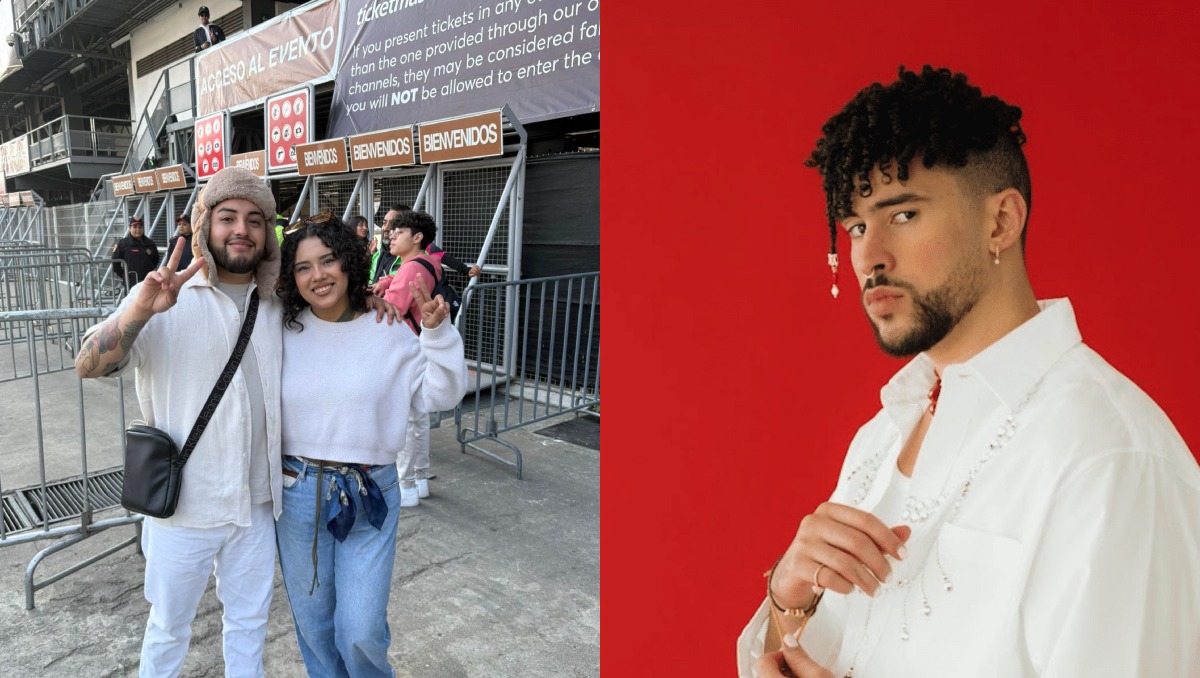 Pareja en ser la primer en la fila para el concierto de Bad Bunny lleva más de 48 horas esperando