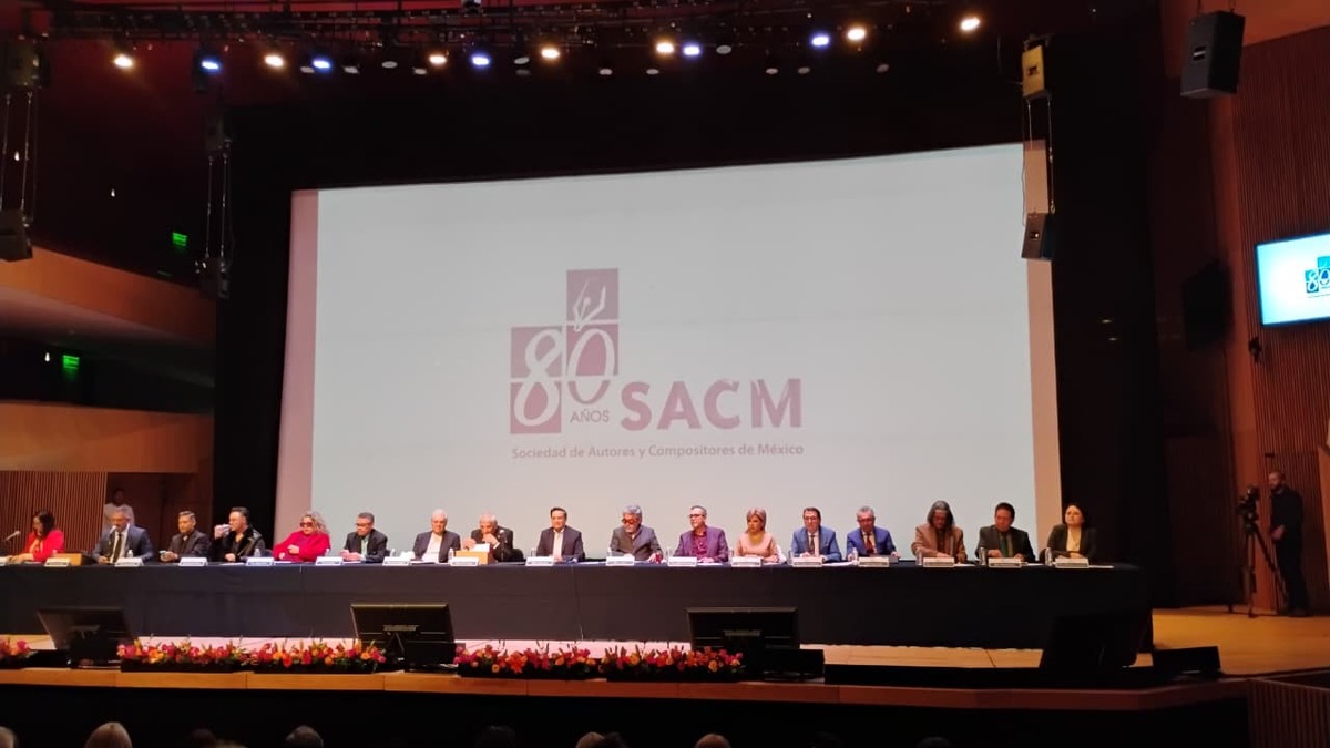 La Sociedad de Autores y Compositores de México presentó su informe anual 2025. (LIZBETH CRUZ)