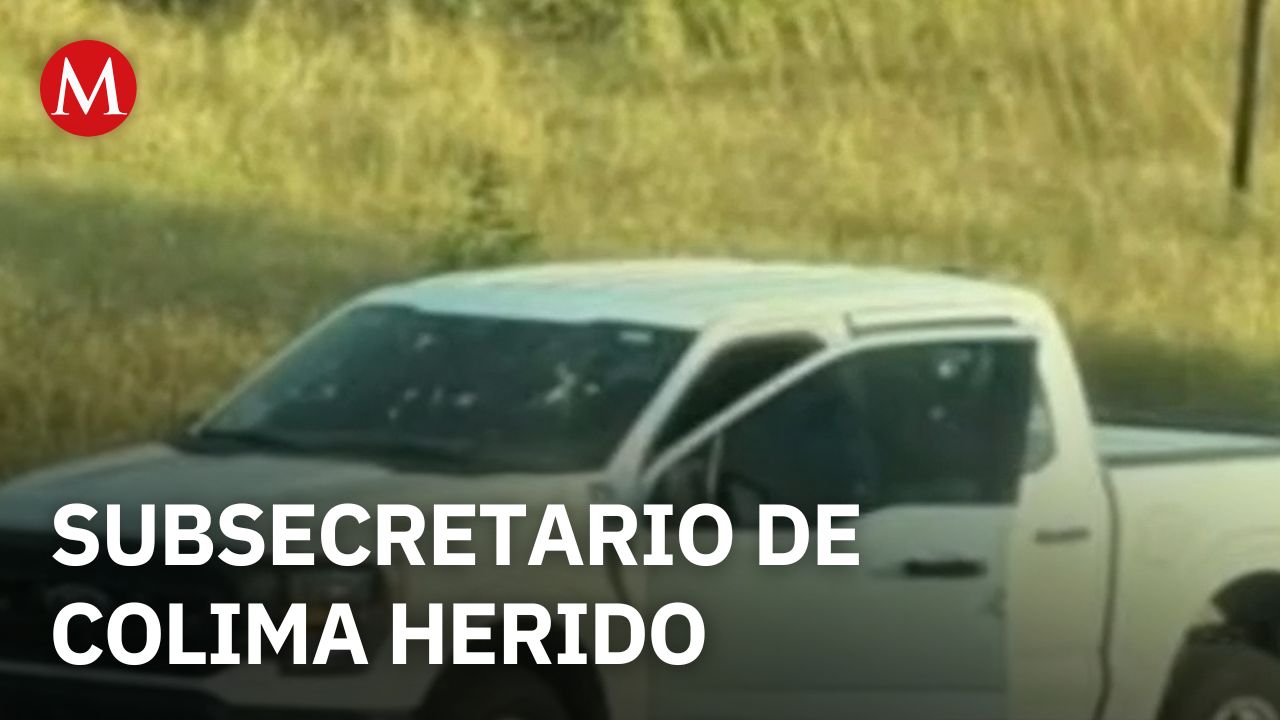 Subsecretario de seguridad de Colima herido en ataque directo