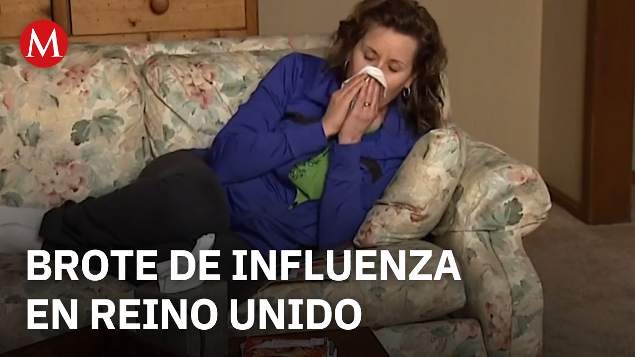 Alerta en Reino Unido por variante de influenza que satura hospitales y cierra escuelas