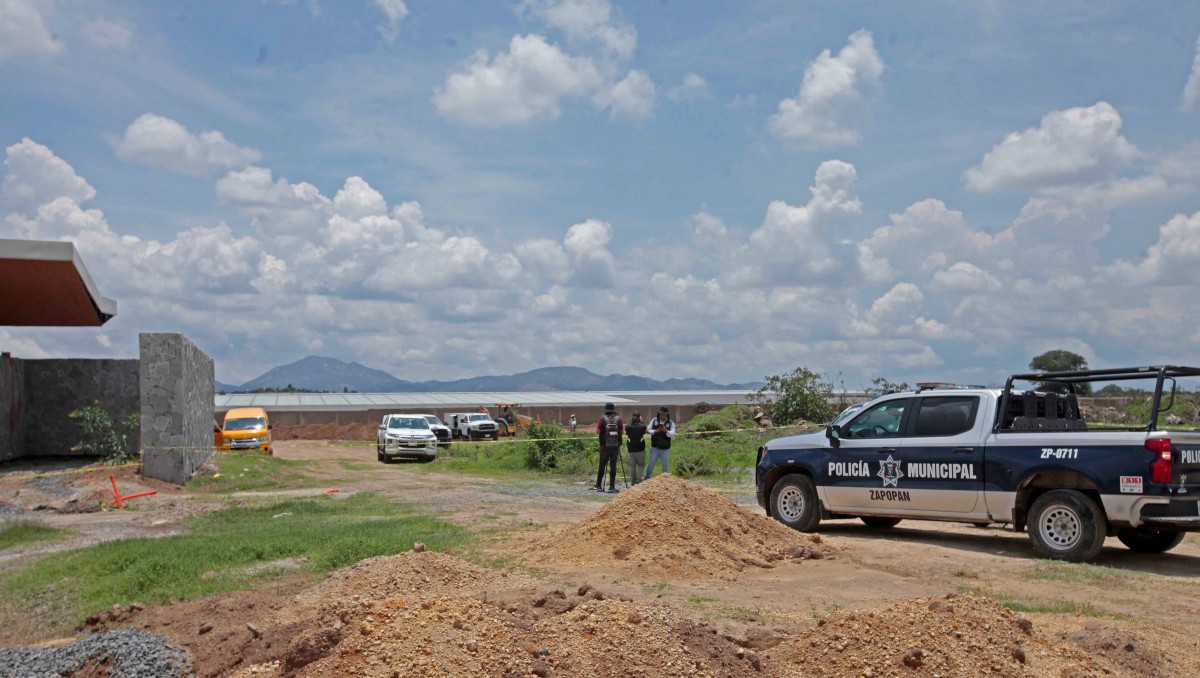 El área bardeada en Las Agujas es parte de una construcción (Fernando Carranza)