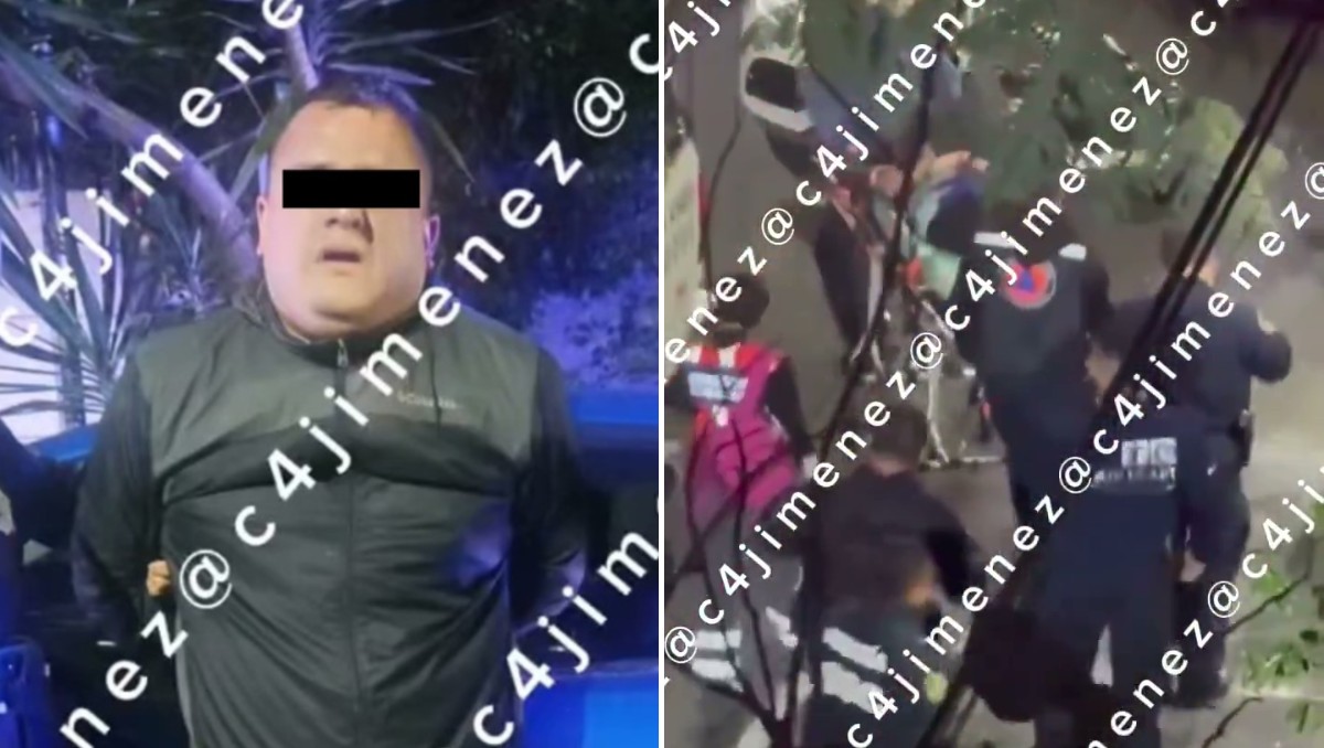 Carlos 'V' terminó herido luego de que intentó robar a un elemento de la Defensa en CdMx. | Especial
