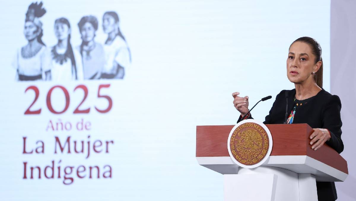 Claudia Sheinbaum, durante La Mañanera del Pueblo. | Cuartoscuro