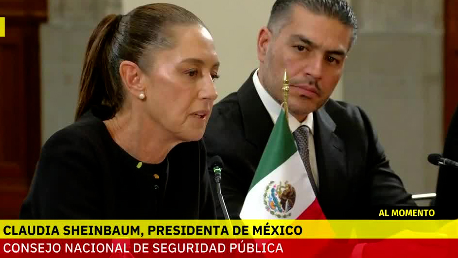 Claudia Sheinbaum participa en el Consejo Nacional de Seguridad Pública