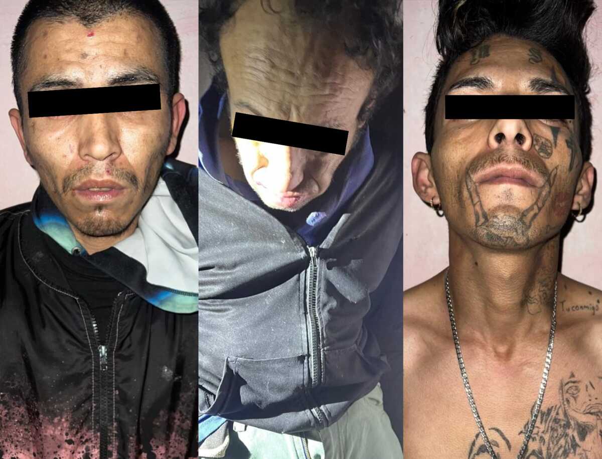 Los detenidos son Edgar Ricardo 'N', Martín Gerardo 'N' y César Alberto 'N'. | Especial