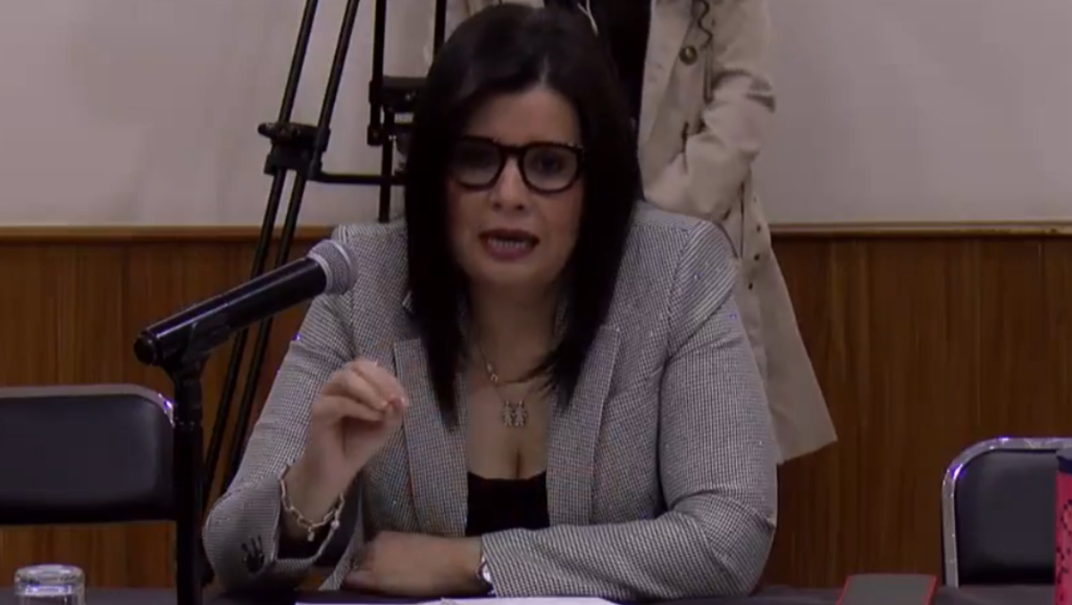 La diputada Adriana Medina, presidenta de la Comisión de Seguridad y Justicia, presidió las evaluaciones (Foto: Facebook)