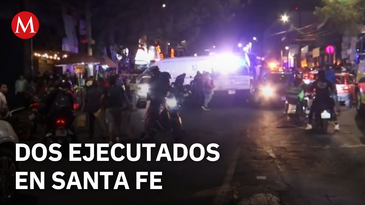 Ejecutan a dos hombres en el pueblo de Santa Fe en Álvaro Obregón