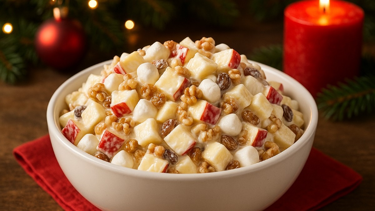 ¿Cómo preparar una deliciosa ensalada de manzana FÁCIL y rápido? | Receta PASO a PASO