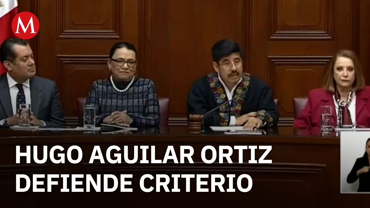 Hugo Aguilar Ortiz rinde informe de 100 días y rechaza subordinación en la SCJN