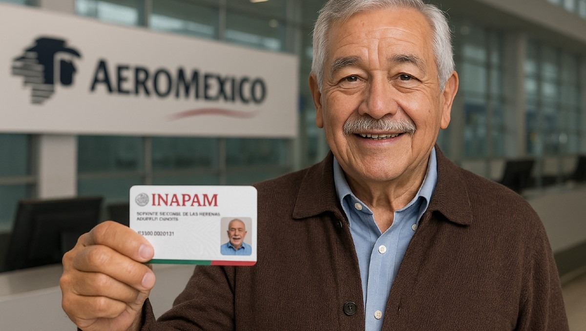 ¿Cómo tener DESCUENTO con tu tarjeta Inapam del 15% en Aeroméxico durante diciembre? Así puedes aplicarlo sólo en estos vuelos