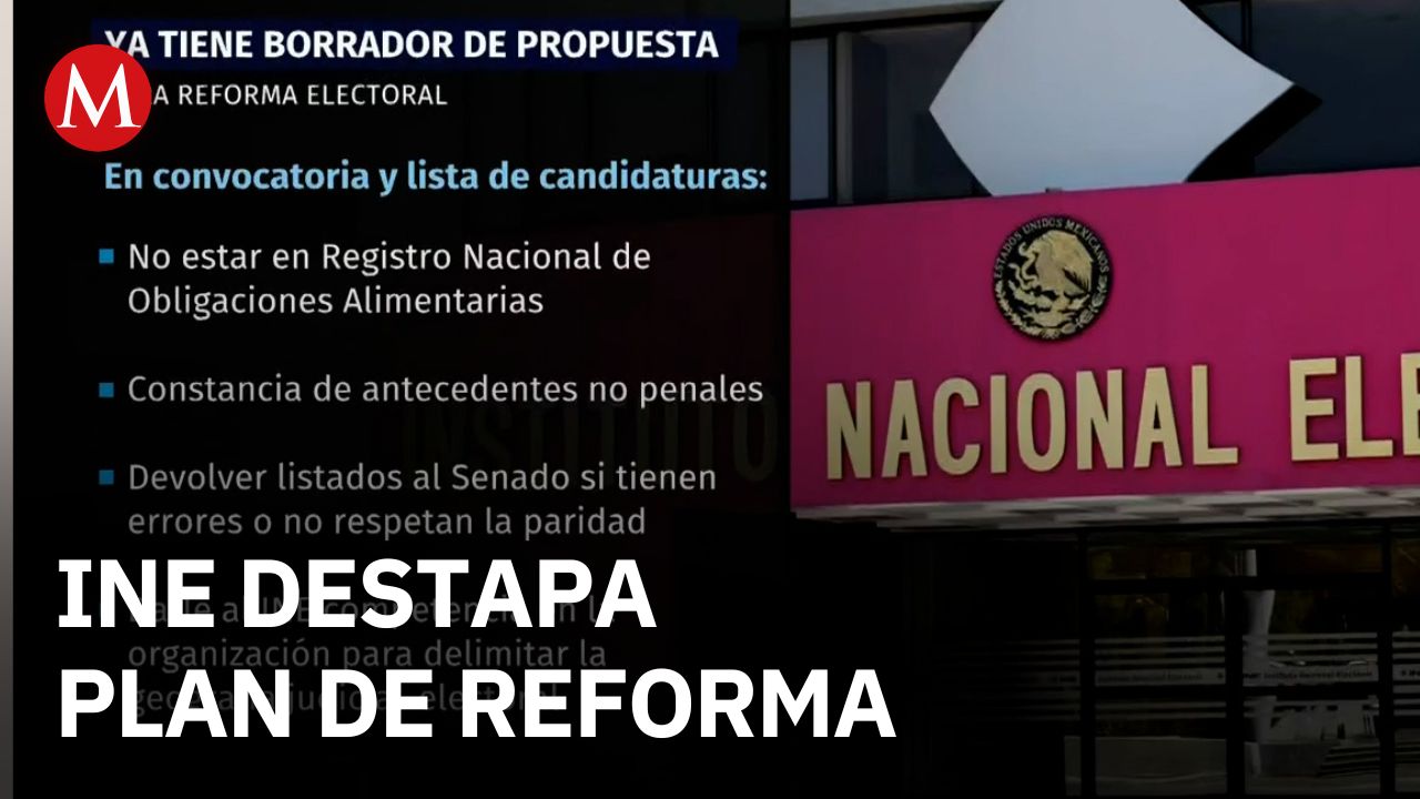 INE presenta borrador preliminar para su propuesta de reforma electoral