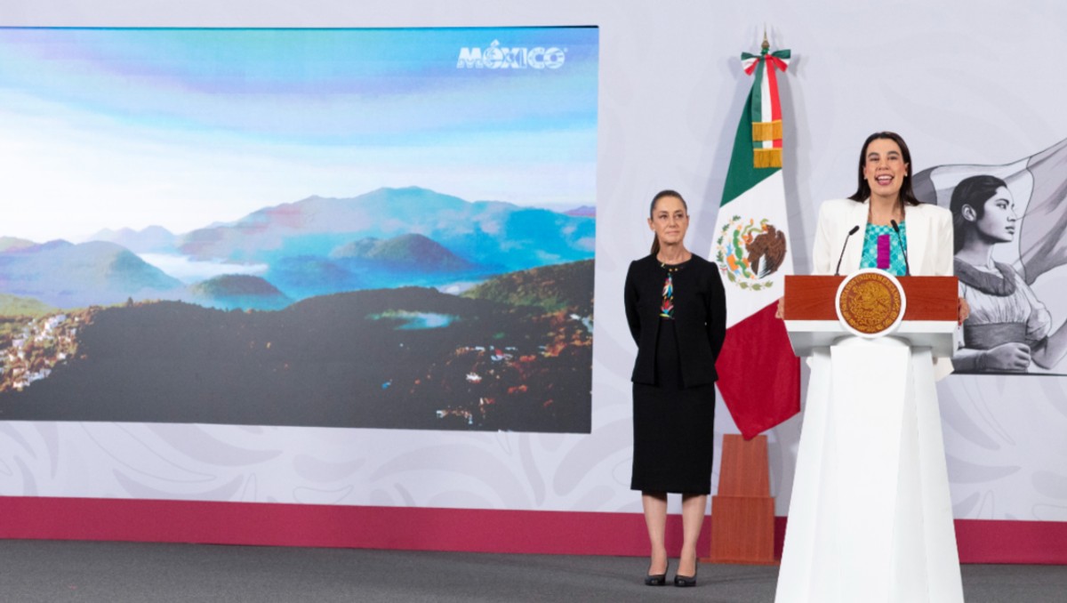 Josefina González apuntó que, al participar en la FITUR 2026, se busca incentivar el turismo hacia México. | Foto: Especial