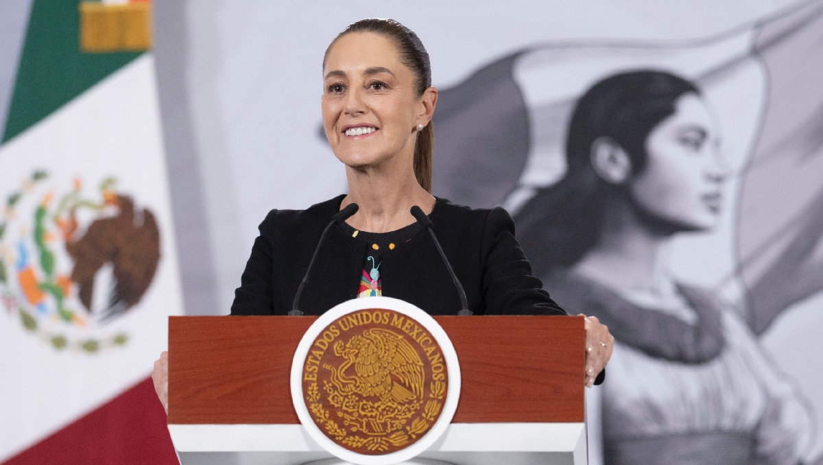 Desde Palacio Nacional, la Presidenta ofreció su conferencia mañanera del 11 de diciembre. | Cortesía