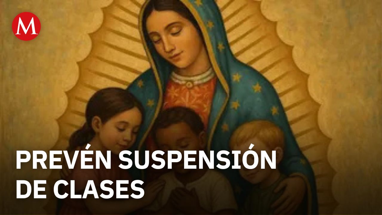 Puebla suspende clases por festejos a la Virgen de Guadalupe