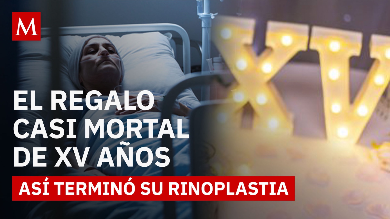 De regalo de XV a crisis médica: joven sufre derrame tras cirugía en CDMX