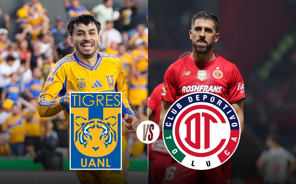 Tigres vs Toluca: ¿Dónde VER y a qué hora es el partido de la Final de Ida del Apertura 2025 en Liga MX?