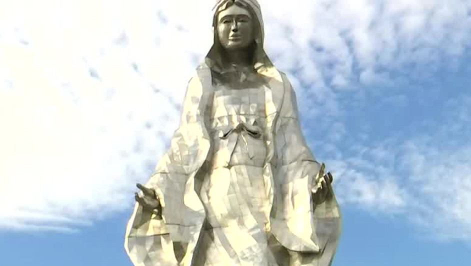 Alistan inauguración de la escultura de la Virgen de la Misericordia en Hidalgo, Tamaulipas
