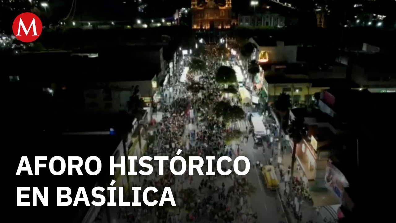 Basílica de Guadalupe alcanza cifra récord de peregrinos