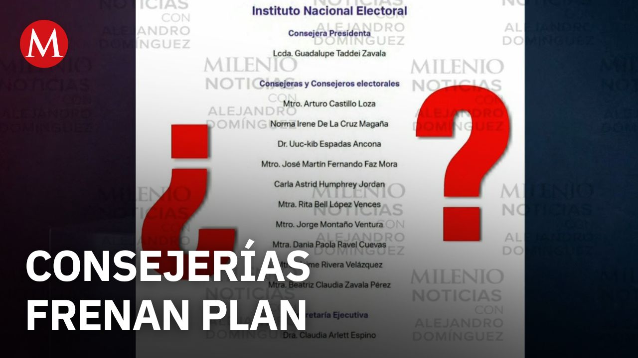 Consejerías rechazan propuesta del INE para la reforma electoral