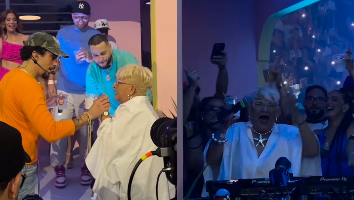 Los momentos más tiernos de la gira de Bad Bunny: abuelita se roba el show en "La Casita"⏐VIDEO