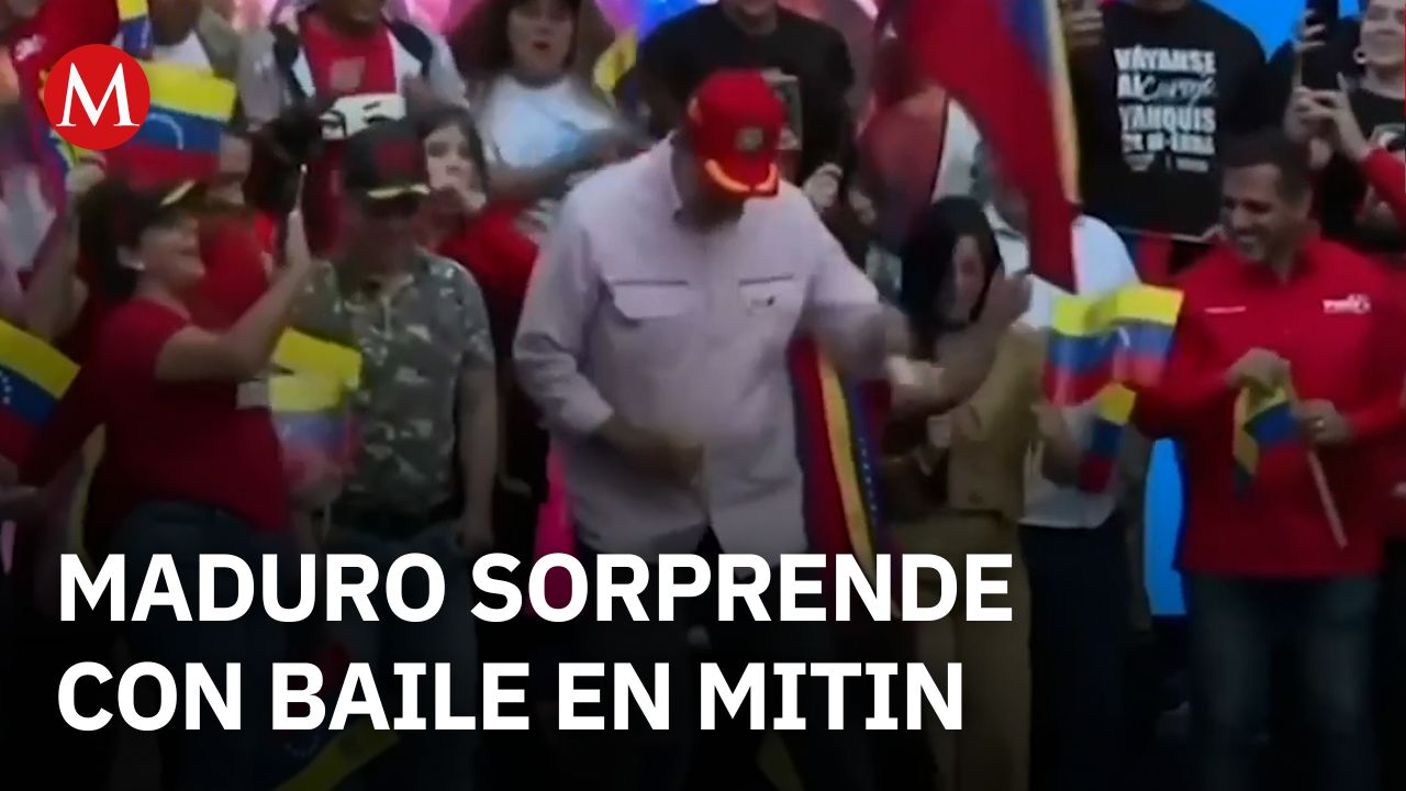 Maduro baila y canta al ritmo de not war yes please en mitin político