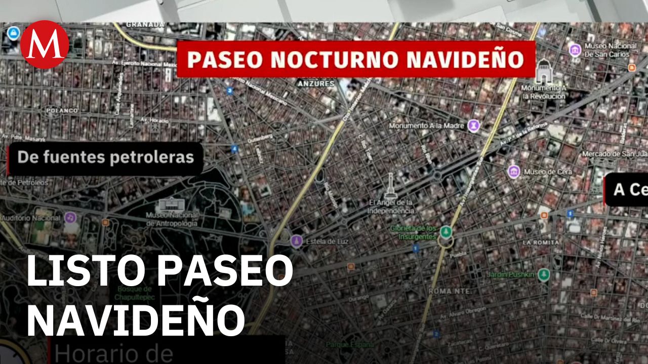 Primer paseo navideño queda listo para recibir a miles de asistentes