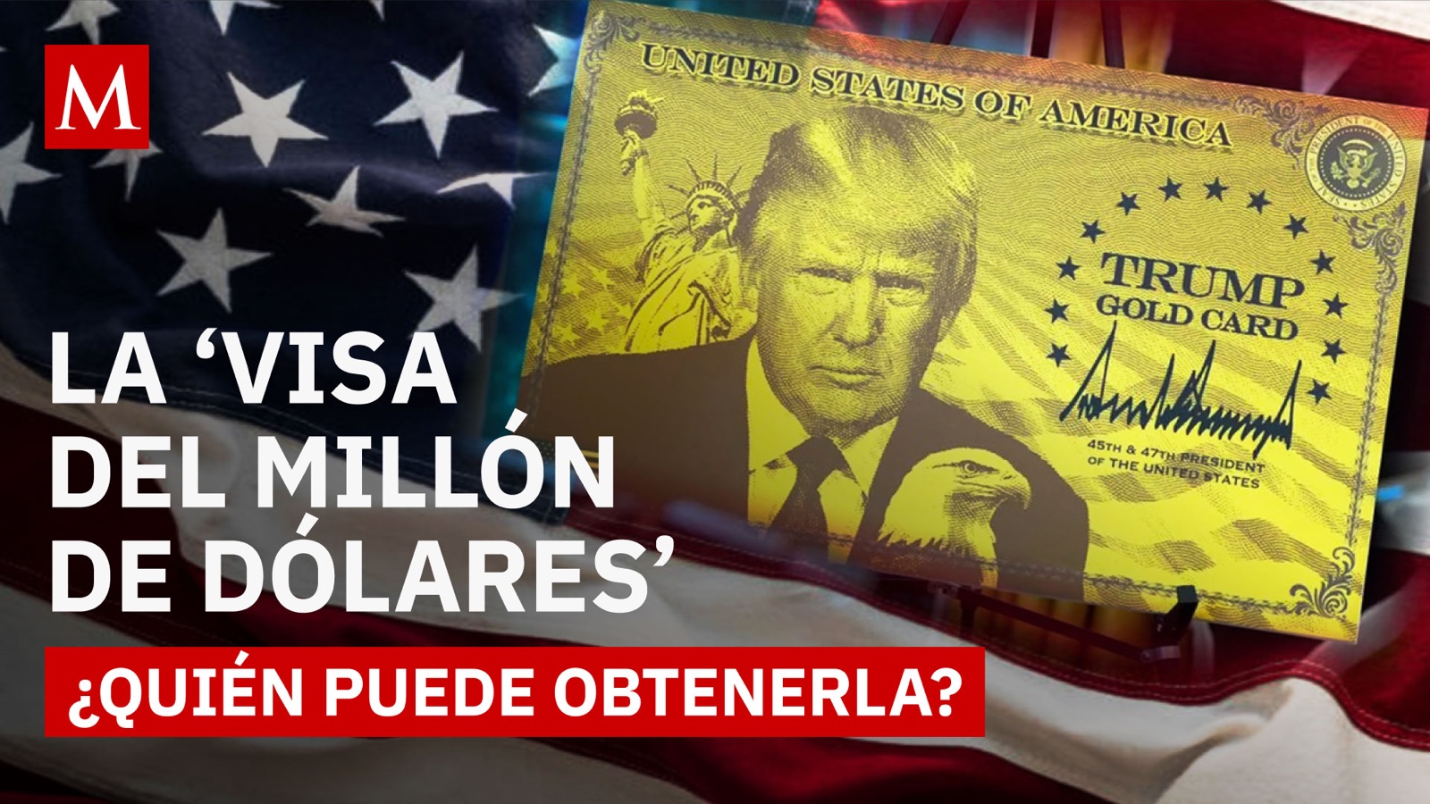 ¿Residencia en Estados Unidos por 1 millón de dólares? Trump presenta su nueva visa