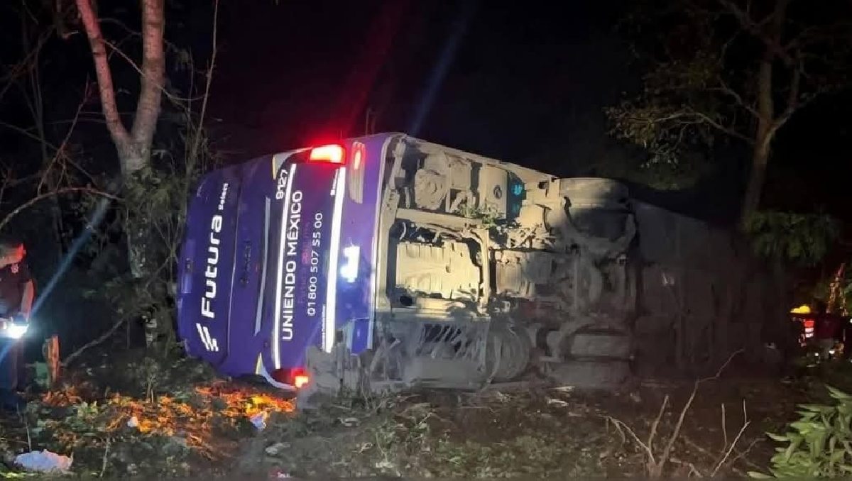 El accidente ocurrió durante la madrugada en la carretera México-Tampico. | Especial