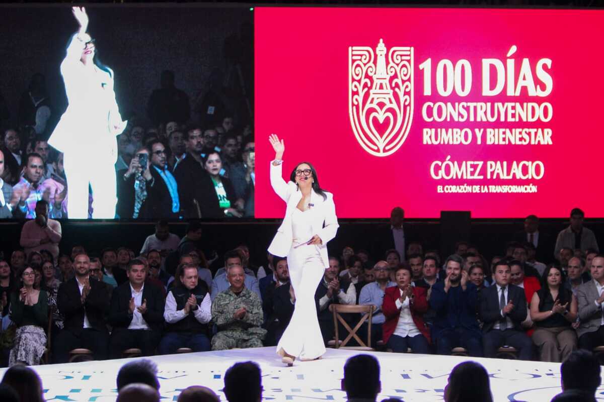 Alcaldesa de Gómez Palacio rinde informe de sus primeros 100 días. (Rolando Riestra)