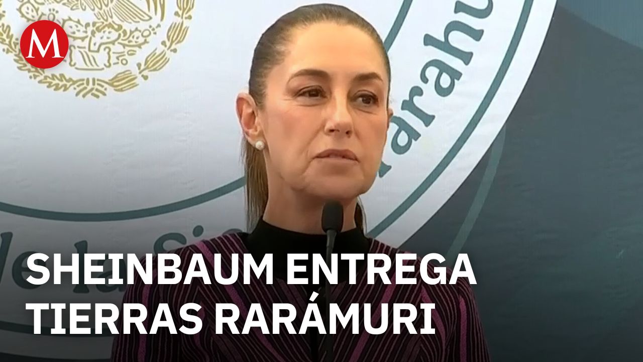 Claudia Sheinbaum entrega más de 3 mil hectáreas a pueblos de la Sierra Tarahumara