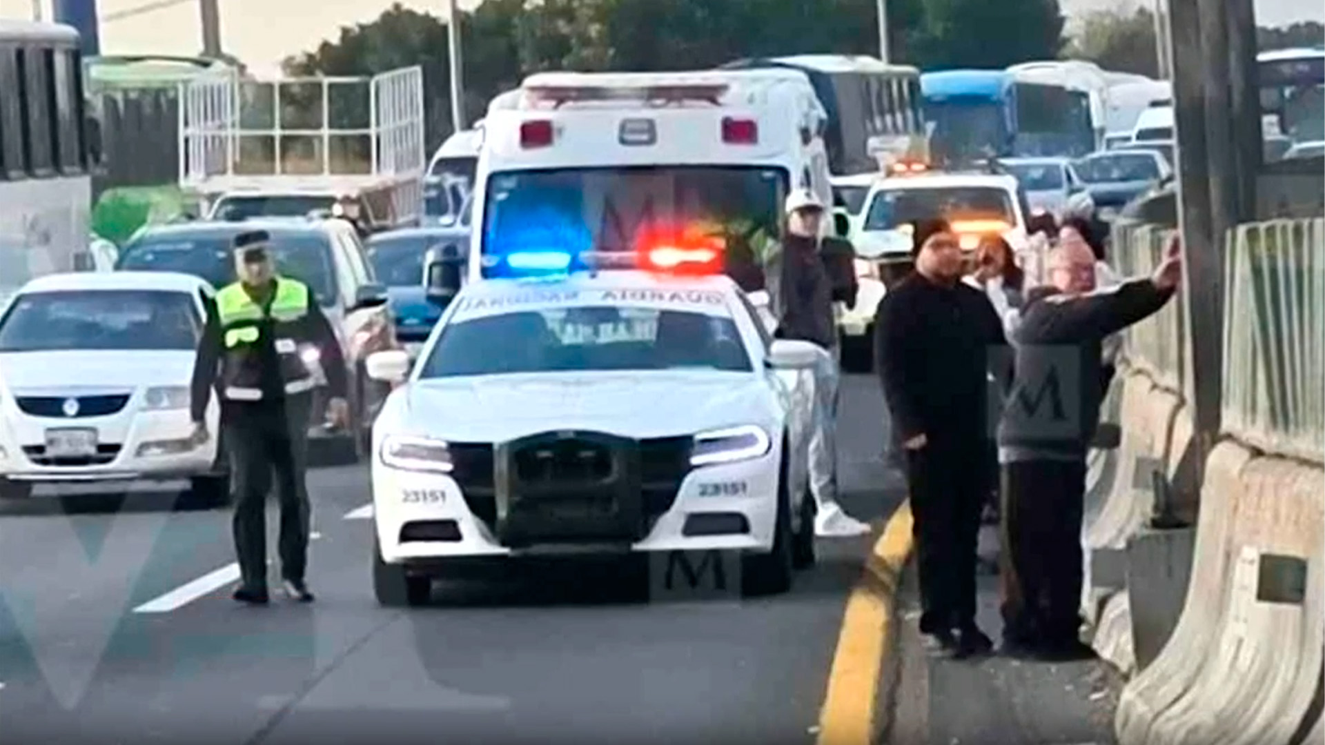 Muere motociclista tras accidente en la México-Pachuca, en el Edomex