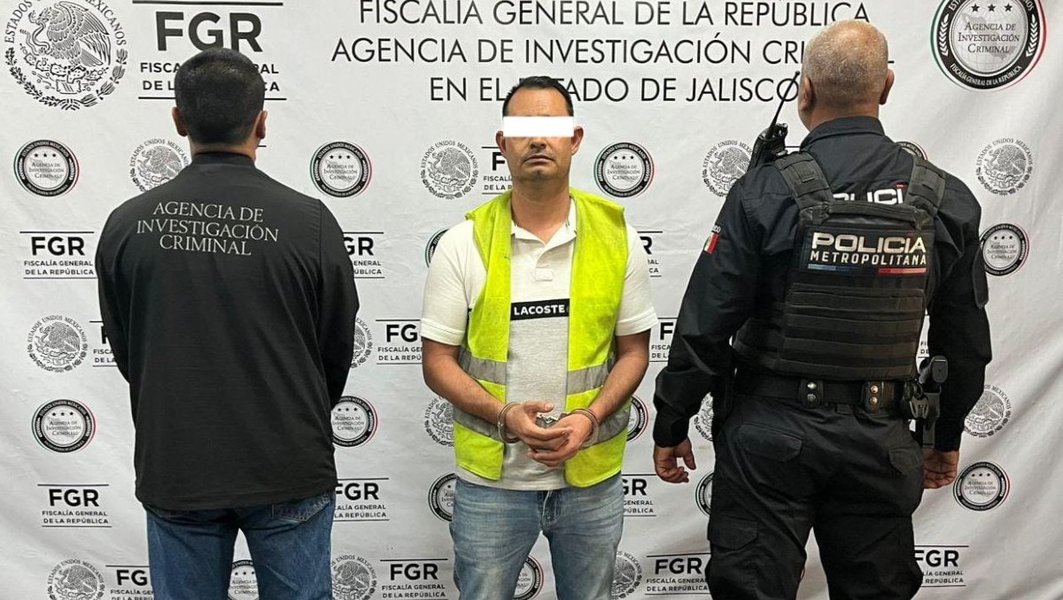 Policía Metropolitana y FGR detuvieron a un presunto facturero en Tonalá, Jalisco (Cortesía)