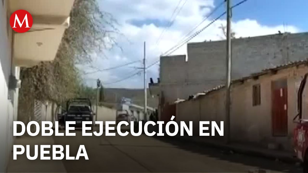 En Puebla, sujetos en una motocicleta asesinaron a dos hombres de 74 años