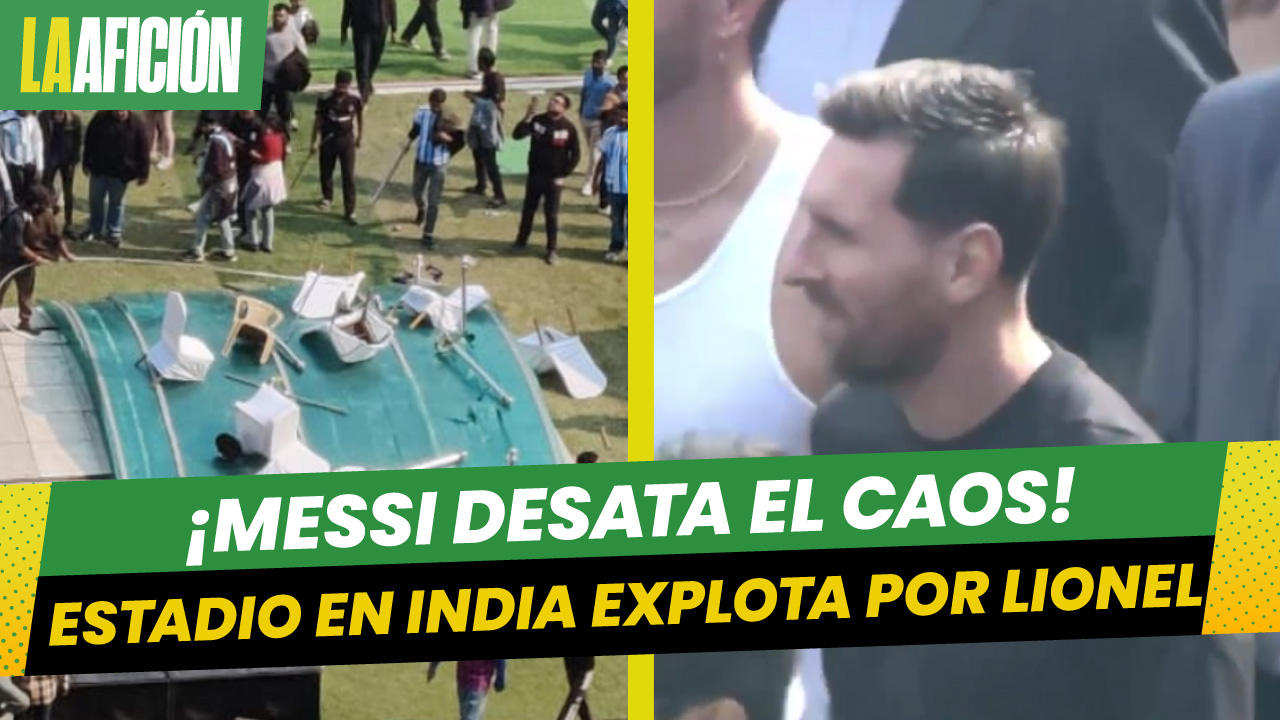 La visita de Lionel Messi a la India concluye en disturbios; organizador, detenido por estafa