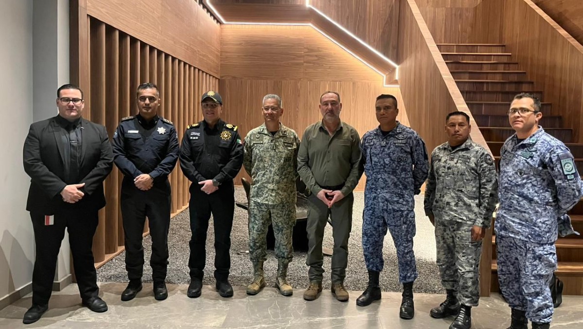 José Luis David Kuri informó que trabajan con el Ejército Mexicano, la Guardia Nacional y la Secretaría de Seguridad estatal. Foto: Especial