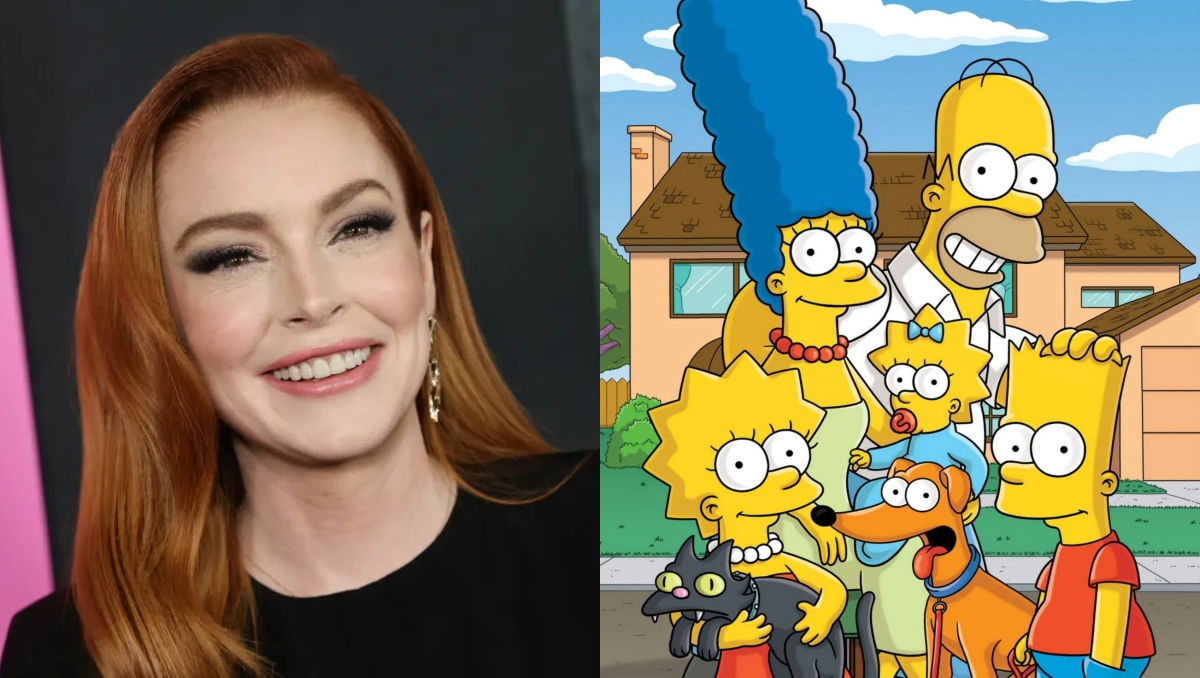 Lindsay Lohan sorprende al unirse al universo de 'Los Simpson' con un papel inédito