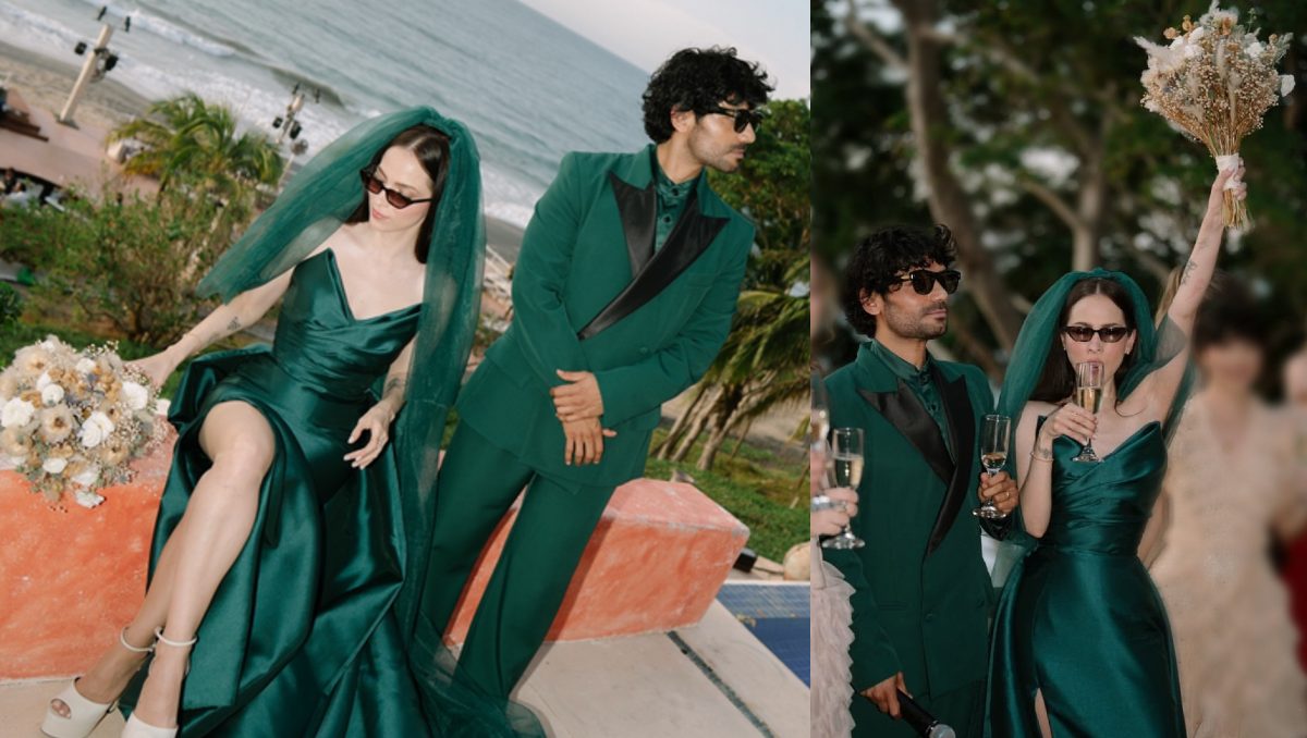 Paty Cantú explica por qué se casó de verde. | ESPECIAL