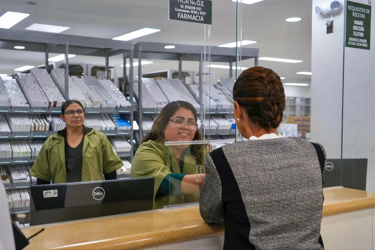 La visita fue en el Hospital Regional Número 2 del IMSS en Ciudad Juárez, Chihuahua. | X