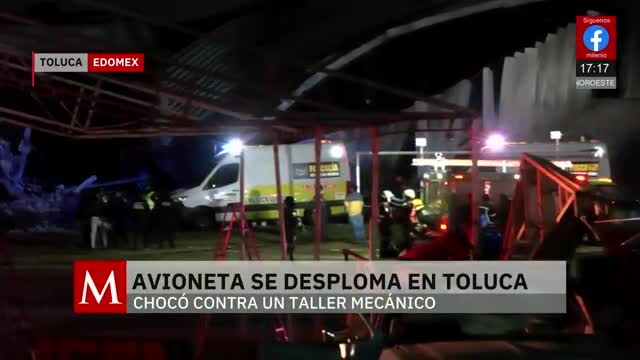 Avioneta se desploma dejando 7 muertos en Toluca, EdoMex | Jaime Núñez, 15 de diciembre de 2025